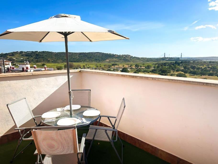 Modern Beach Duplex With Bbq Rooftop Ayamonte Exteriör bild