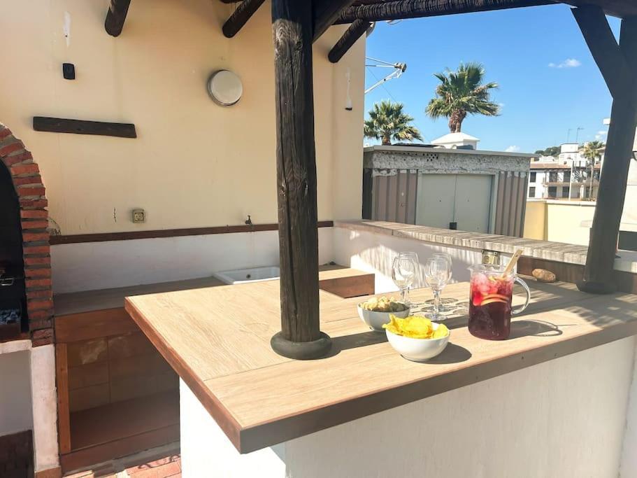 Modern Beach Duplex With Bbq Rooftop Ayamonte Exteriör bild
